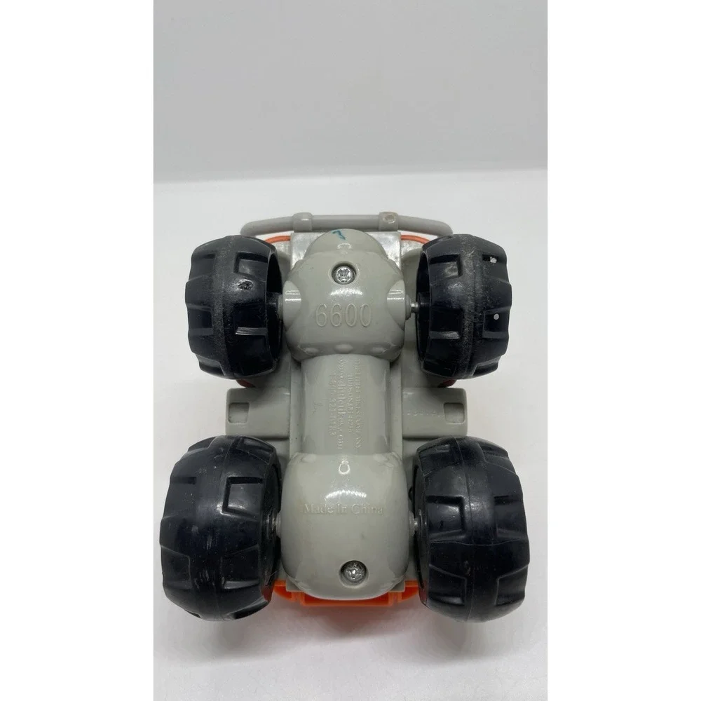 Vintage Little Tikes Monster Truck 4×4 Orange Push and Go‎ Toy Vehicle